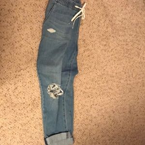 Slouchy Draw String Jeans